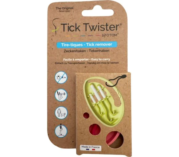 Tire-tique Tick Twister - une boîte contentant 3 tire-tique
