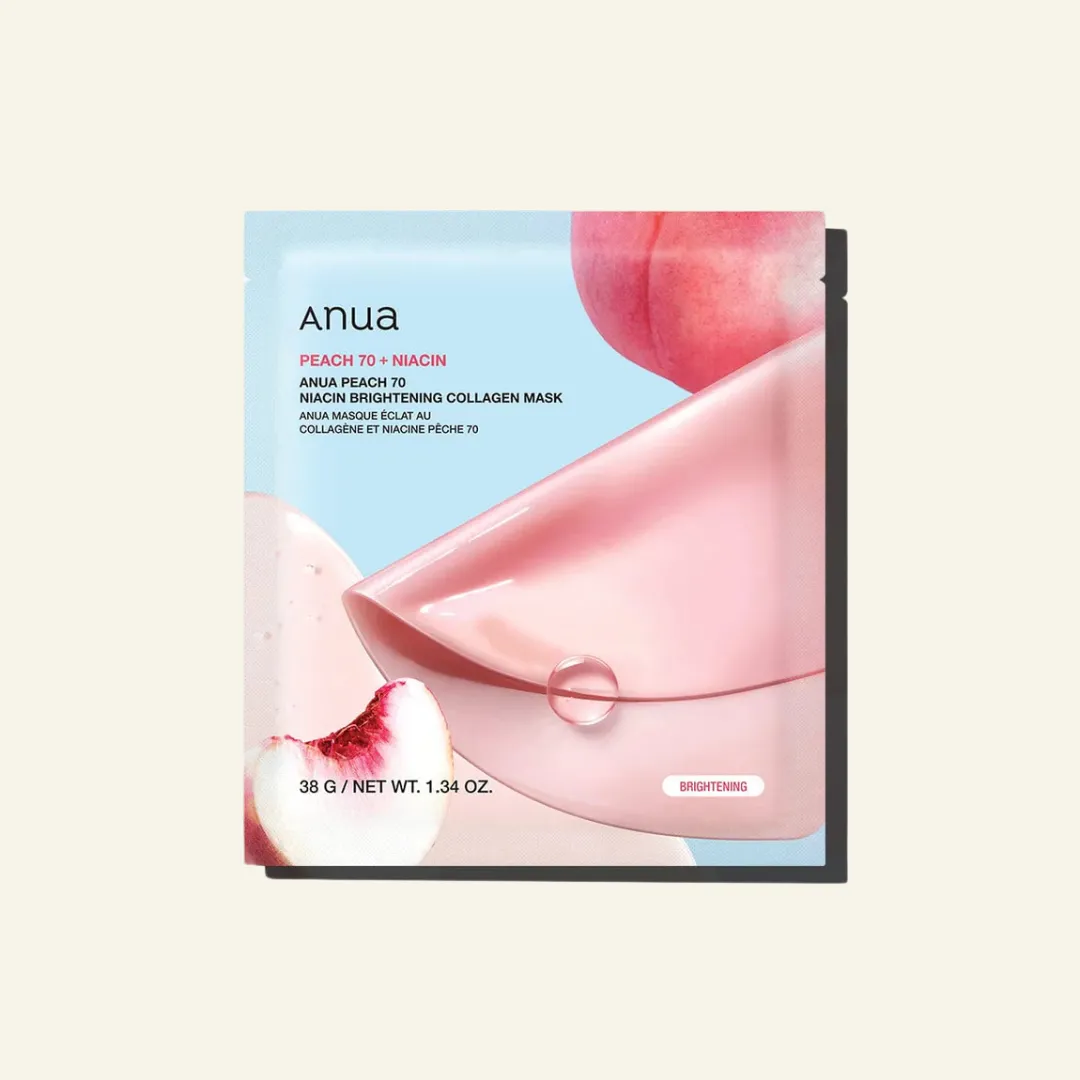 Peach 70 Niacin Brightening Collagen Mask