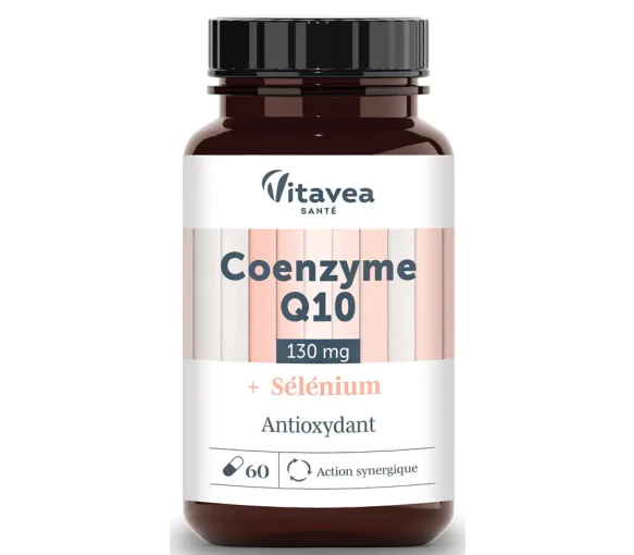 Coenzyme Q10 + sélénium Vitavea - pot de 60 gélules