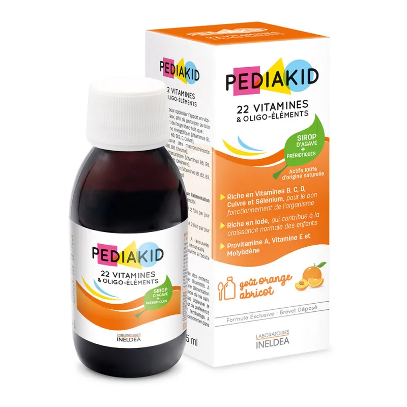 Achat 22 Vitamines et Oligo-éléments de Pediakid au meilleur prix du net