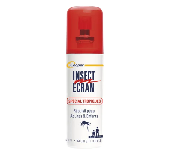 Répulsif anti-moustiques spécial tropiques Insect Ecran - spray de 75ml