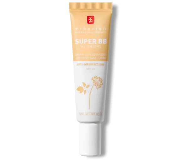 Super bb crème - soin couvrante anti-imperfections nude spf 20 Erborian - tube de 15ml