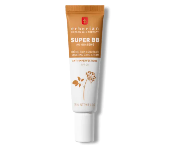 Super bb crème-soin couvrante anti-imperfections caramel spf 20 Erborian - tube de 15ml