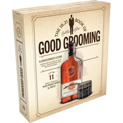 18.21 Man Made 18.21 Man Made Book of Good Grooming Volume 11 Set Sweet Tobacco pour homme