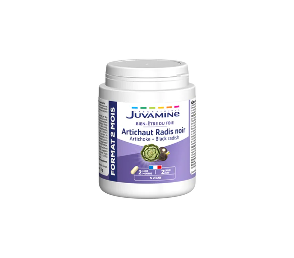 Artichaut radis noir Juvamine - pot de 120 gélules