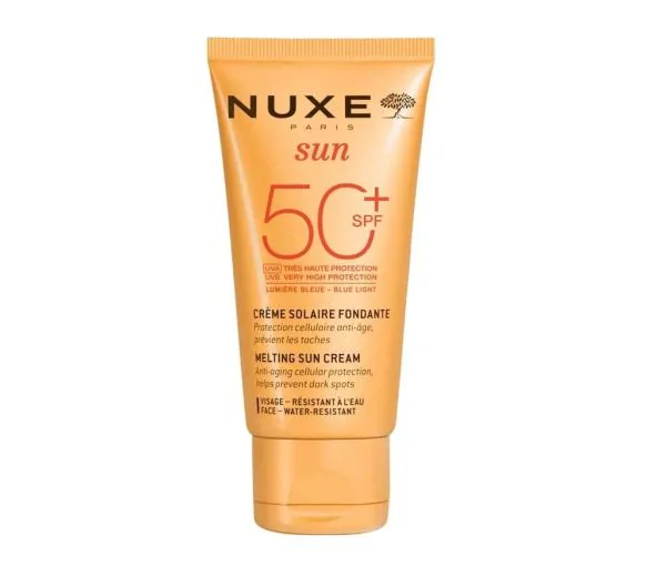 Crème solaire visage fondante SPF50 Nuxe Sun - tube de 50ml