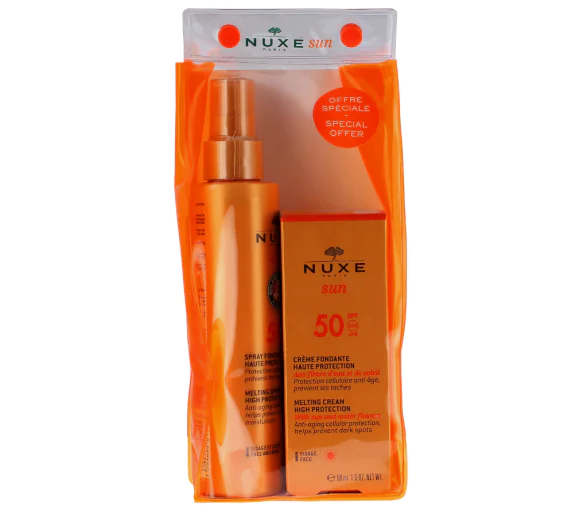 Trousse mes indispensables haute protection SPF50 Nuxe - trousse de 2 produits