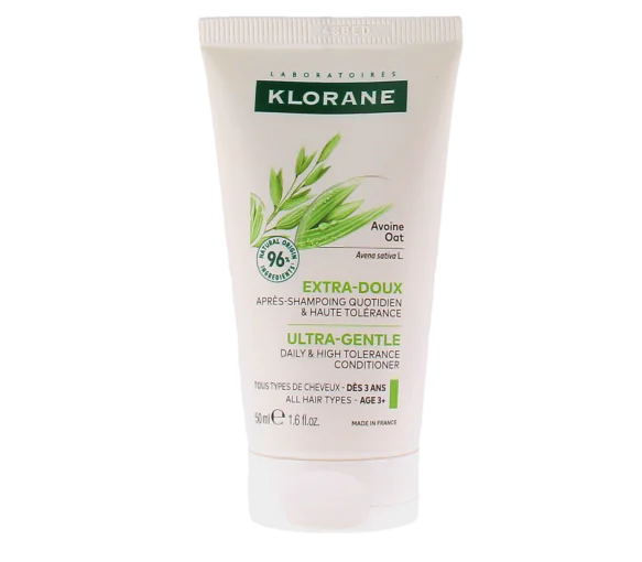Après-shampoing extra-doux avoine Klorane - tube de 50ml