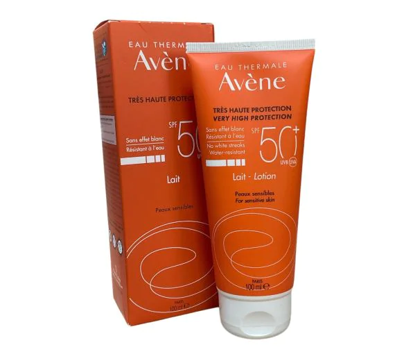 Lait solaire très haute protection spf50+ Avène - tube de 100ml