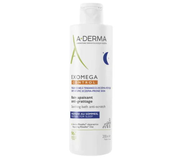 Exomega Control bain apaisant anti-grattage A-Derma - flacon de 200ml