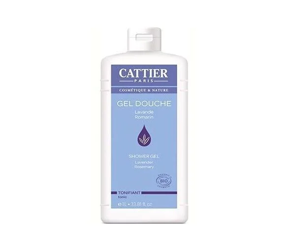 Gel douche tonifiant Cattier - flacon de 1L