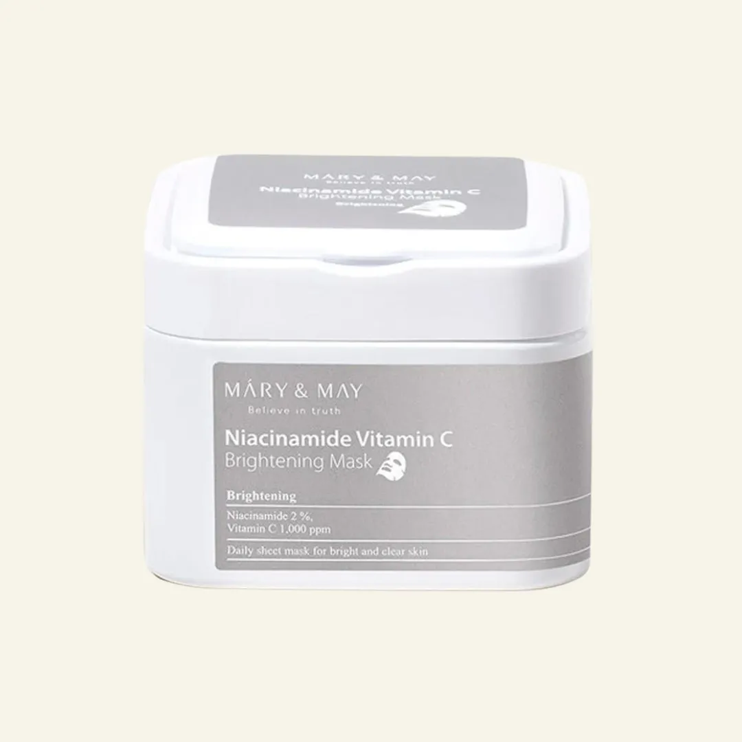Niacinamide Vitamin C Brightening Mask (30 pièces)