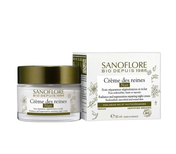 Crème de nuit des reines bio Sanoflore - pot de 50ml