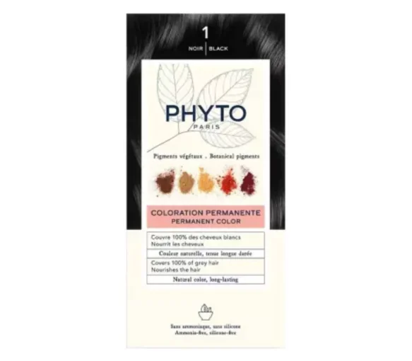 Coloration permanente aux pigments végétaux Phyto - 4 produits