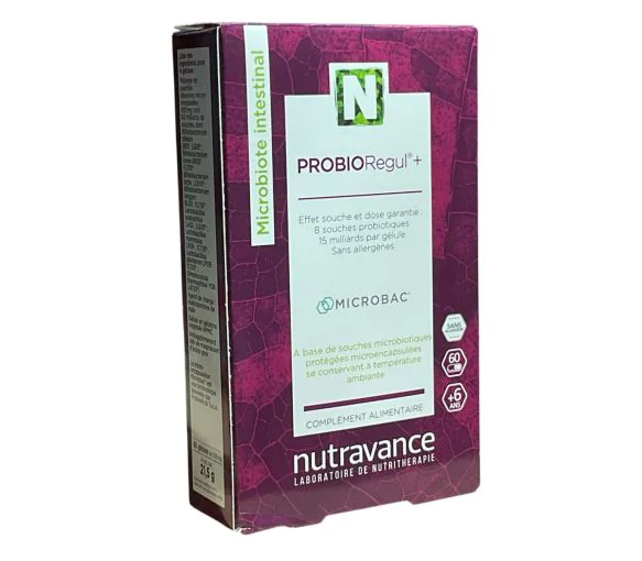 PROBIORegul+ Nutravance - boîte de 60 gélules