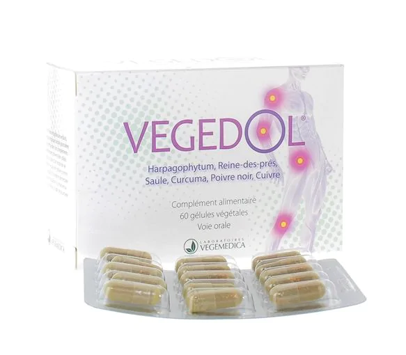 Vegedol Vegemedica - boîte de 60 gélules végétales