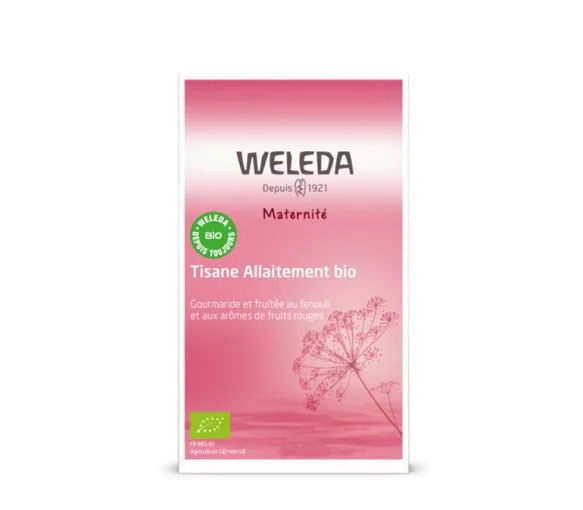 Tisane d'allaitement arôme fruits rouges Weleda - boîte de 20 sachets