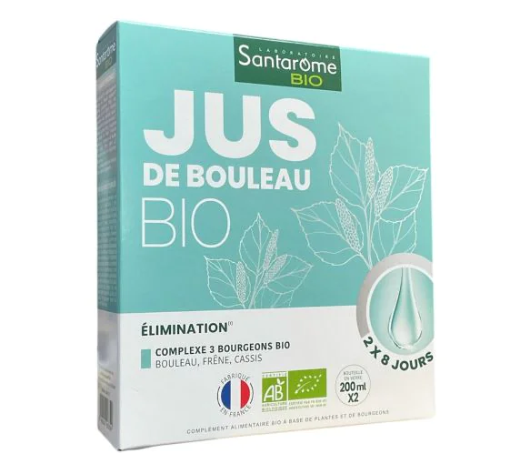 Jus de bouleau BIO Santarome - 2x200ml