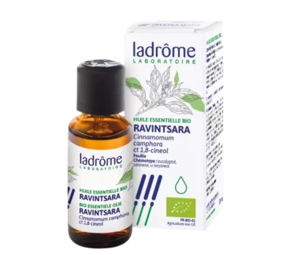 Huile essentielle bio ravintsara Ladrôme - flacon de 30ml