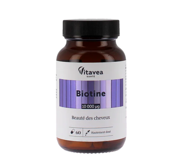 Biotine 10 000 µg Vitavea - pot de 60 gélules