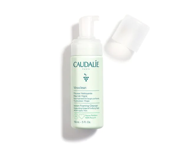 Vinoclean Mousse Nettoyante Fleur de Vigne Caudalie - flacon-pompe de 150 ml