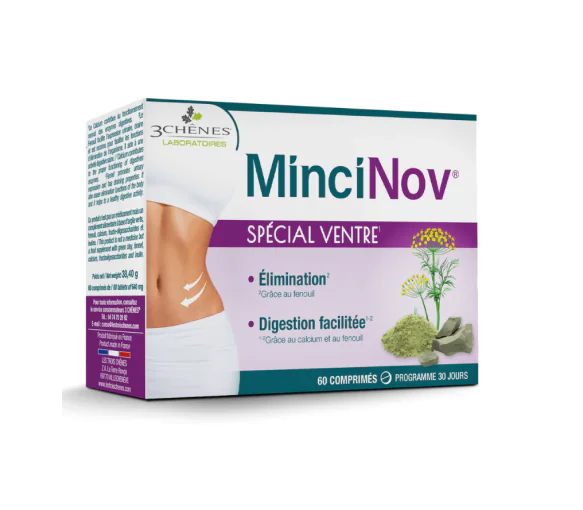 MinciNov spécial ventre Les 3 Chênes - boite de 60 comprimés