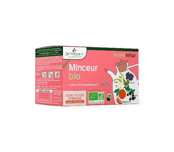 Arom’Infuz minceur bio Les 3 Chênes - boîte de 20 sachets