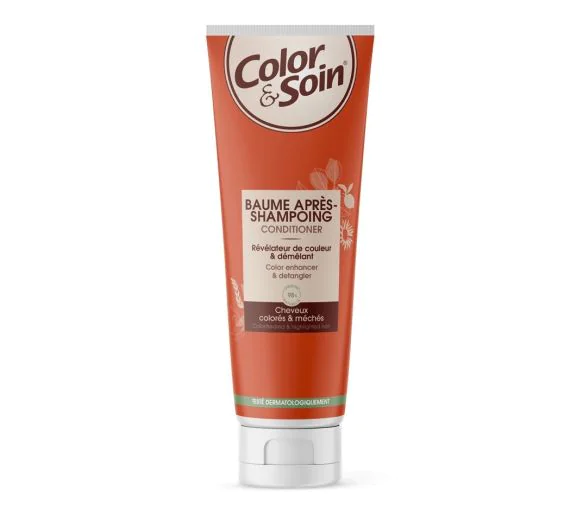Color & Soin Baume après-shampoing cheveux colorés et méchés Les 3 Chênes - tube de 200ml