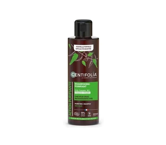 Shampooing purifiant cheveux gras Bio Centifolia - flacon de 200ml
