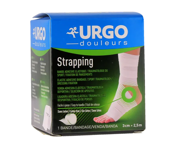 Strapping douleurs Urgo - bande de 3cmx2,5m