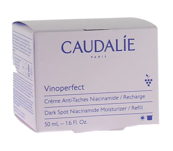 Vinoperfect recharge crème anti-taches niacinamide Caudalie - recharge de 50ml
