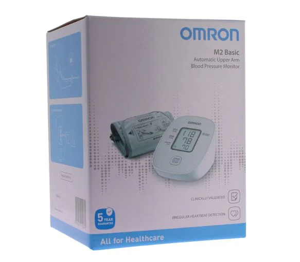 Tensiomètre électronique brassard m2 basic Omron - boite d'un tensiomètre + brassard