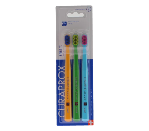 Brosse à dents cs smart ultra soft Curaprox - lot de 3 brosses à dents