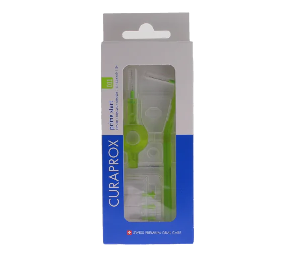 Set de brossettes interdentaires prime start taille 011 Curaprox - boite de 5 brossettes