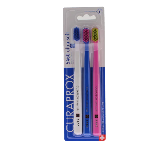 Brosse à dents cs 5460 ultra soft Curaprox - lot de 3 brosses à dents