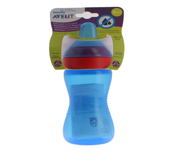 Avent tasse à bec souple bleu 9 mois et + Philips - tasse de 300ml