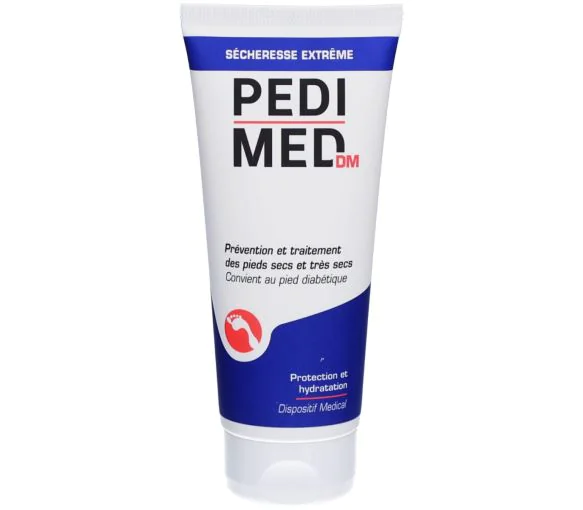 Pedimed DM crème pieds sècheresse extrême - tube de 100ml