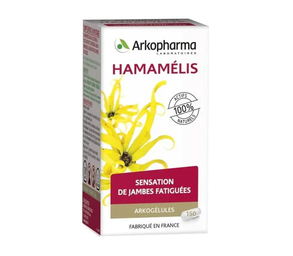 Arkogélules Hamamélis bio Arkopharma - boîte de 150 gélules