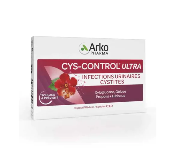 Cys-control ultra Arkopharma - boite de 15 gélules