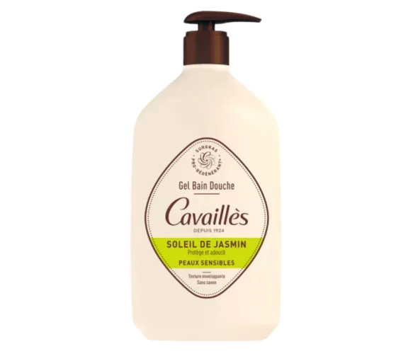 Gel bain douche soleil de jasmin Rogé Cavaillès - flacon pompe de 1L