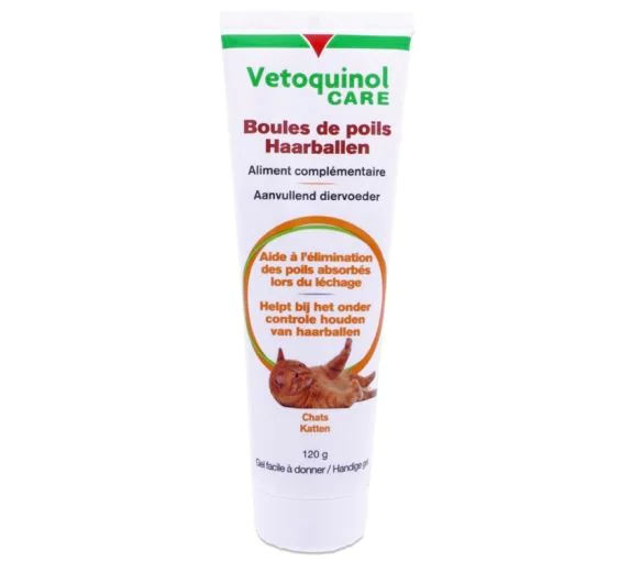 Boules de poils Vetoquinol - tube de 120g