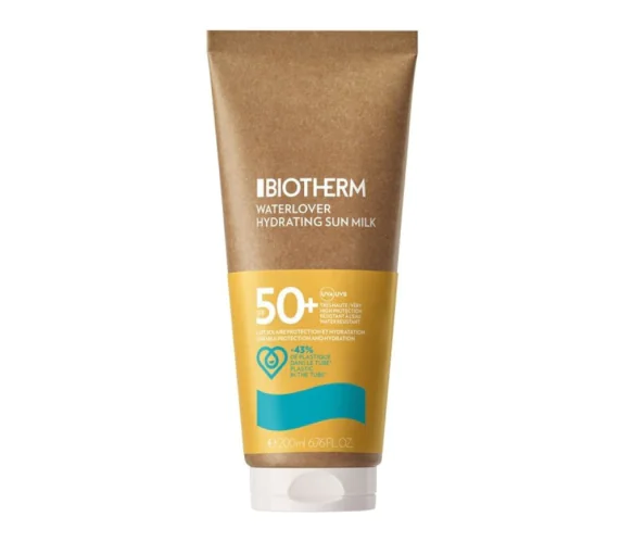 Waterlover lait solaire SPF50+ Biotherm - tube de 200ml