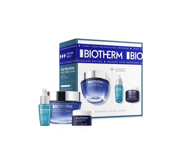 Blue Therapy coffret anti-âge Biotherm - coffret de 3 produits