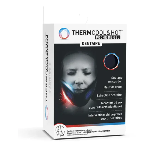 Thermcool & hot poche de gel dentaire Bausch Lomb - 2 poches de 14x8,5cm