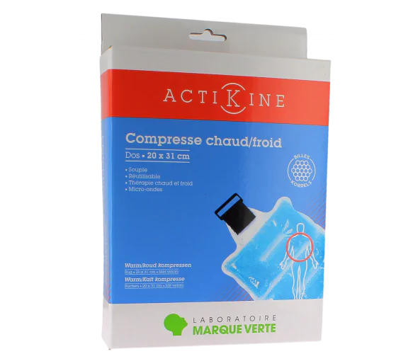 Actikine compresse chaud/froid Marque Verte - une compresse de 20x31cm