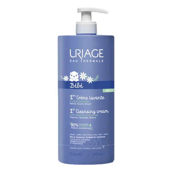 URIAGE BEBE BAIN 1ERE CREME LAVANTE 1L