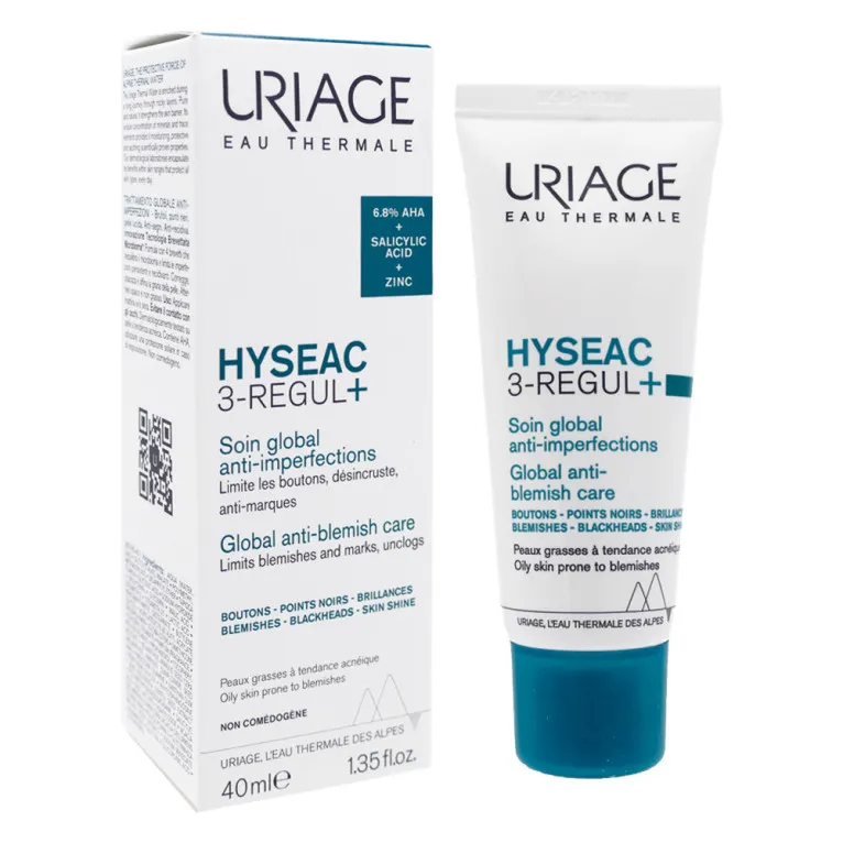 URIAGE HYSEAC 3 REGUL+ ANTI-IMPERFECTIONS SOIN GLOBAL 40ML