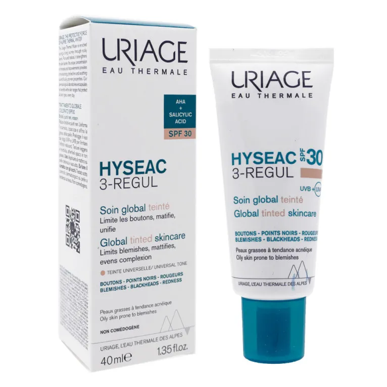 URIAGE HYSEAC 3-REGUL SOIN GLOBAL TEINTE SPF30 40 ML