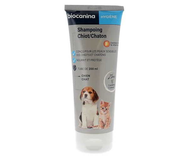 Shampoing chiot / chaton Biocanina - tube de 200 ml