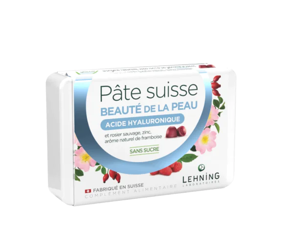 Pâte suisse beauté de la peau Lehning - boite de 40 gommes